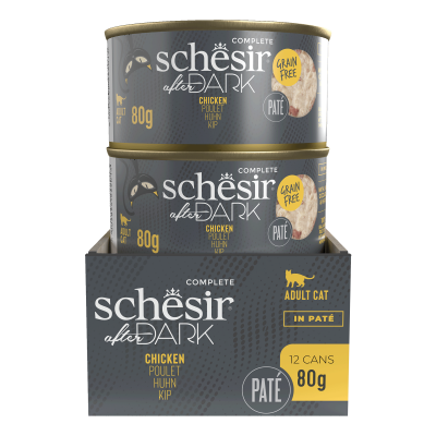 Schesir After Dark - 80g - Paté - Poulet x12 3