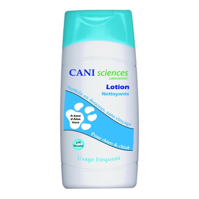 Shampoing pour chien  - lotion nettoyante sans rinçage - Cani Sciences