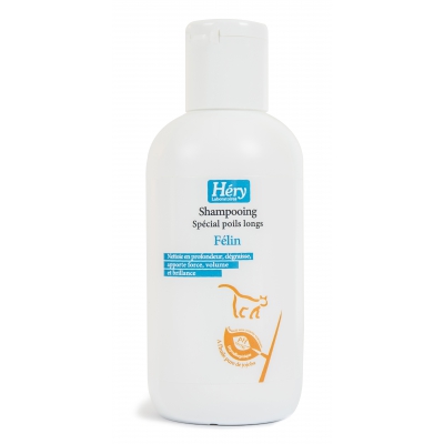 Shampooing chat - poils longs - Héry 125ml 