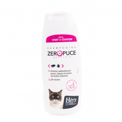 Shampooing chat - Zéro Puce - Hery 200ml 