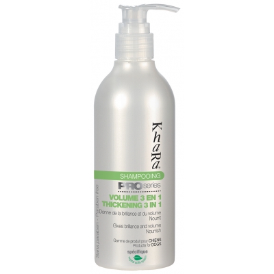 Shampooing pour chien - Volume 3 en 1 - Khara