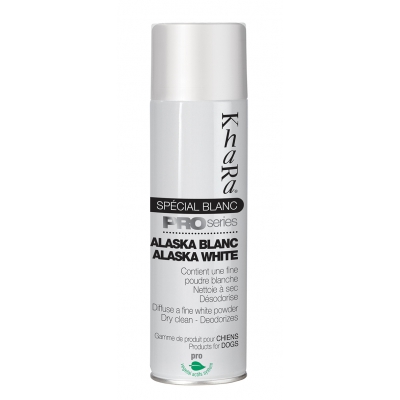 Shampooing sec pour chien - Alaska Blanc - Khara