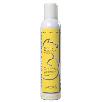 Spray démêlant conditionneur pour chien et chat - Wooly Warrior - Ladybel