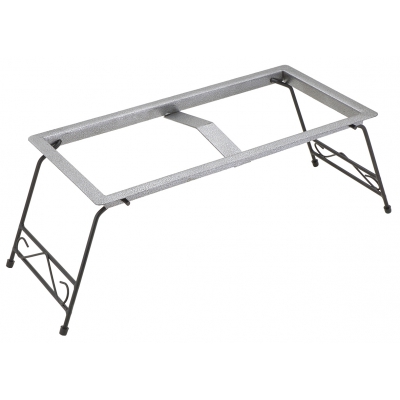 Support repliable DOUBLE - fer forgé - pour 2 gamelles