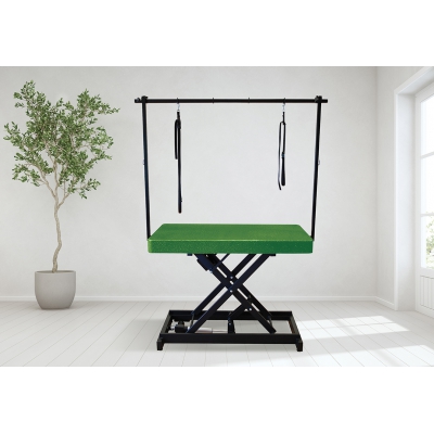 Table de toilettage Vivog I-design texture pailletée - Cactus