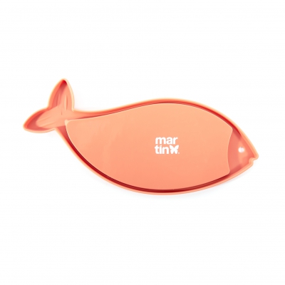 Tapis de léchage "poisson" silicone pour chat - rose 1