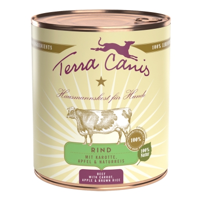 Terra Canis Classic 6x - Bœuf - 800g