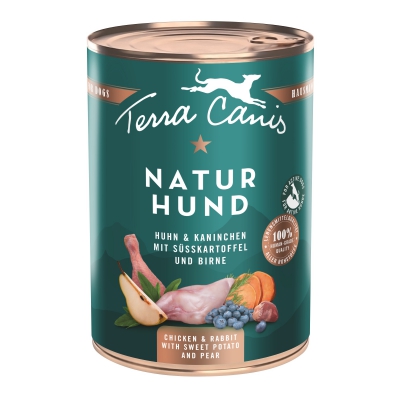 Terra Canis Naturhund Poulet & Lapin 400g (x6)