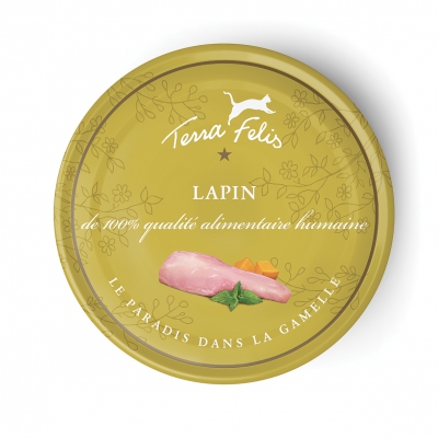 Terra Felis - Nourriture pour Chat - Lapin - x12