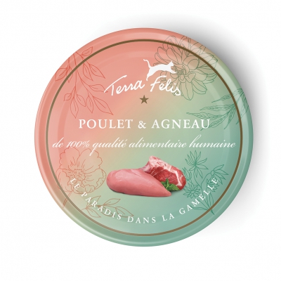 Terra Felis - Nourriture pour Chat - Poulet Agneau - x12