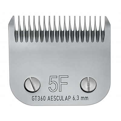 Tête de coupe tondeuse - système Clip - Aesculap Snap On GT360 - N° 5F - 6,3mm