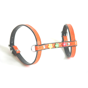 Paquerette Nylon Cat Harness - 1.2cm - Orange