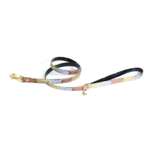 Nylon multi-position lead - Sequin - 1.20m - 1cm - multicoloured