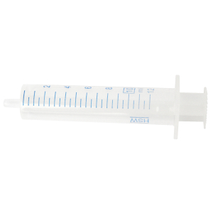 Syringe for tablets or food - 10ml - white