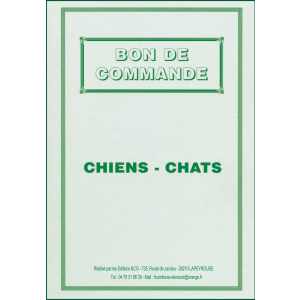 Carnet de bon de commande - vert
