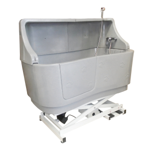 Baignoire électrique en polyéthylène ANTIPROJECTION 148x80 - Gris
