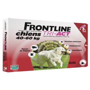 Tri-Act Dog Pipettes 40-60kg - Frontline - 6 pipettes