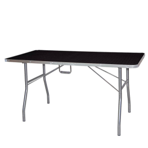 Table pliante bois CLASSIQUE - 120x60cm - noir