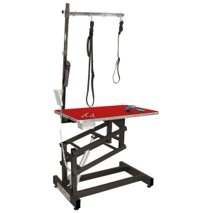Table de toilettage électrique PANTO II - 90x55cm - rouge