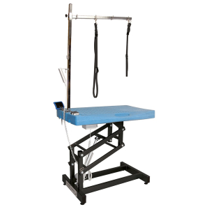 Table de toilettage électrique PANTO II POLY - 95x62cm - bleu