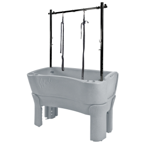 Baignoire sur pied en polyéthylène 135x73 - Gris