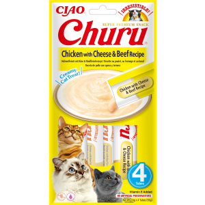 Inaba Ciao Churu Cat - Chicken, Beef and Cheese