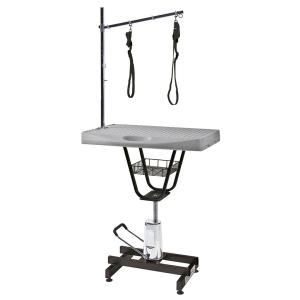 Table de toilettage hydraulique rotative bois HYDRO I - 75x50cm - noir
