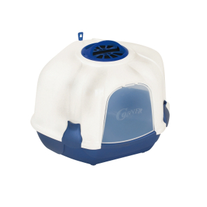 Maison de toilette pour angle - Blanc
