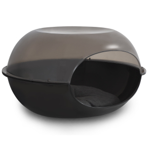 Corbeille plastique - Capsule - noir