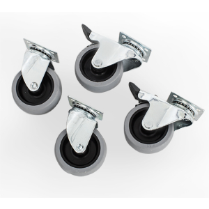 Set of 4 wheels for transport cage - Bracco