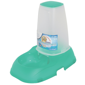 Distributeur de croquettes - Plastique - 1.5L - vert