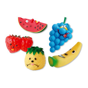 Fruit en vinyle - Assortiments - multicolore