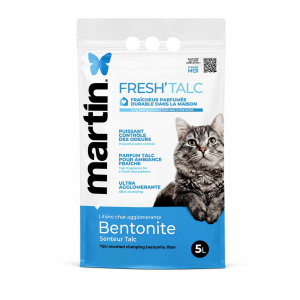 Compact + clumping litter for cats and kittens 5 kg (x3) - Martin Sellier 