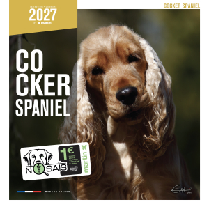 Calendrier chien 2027 - Cocker - Martin