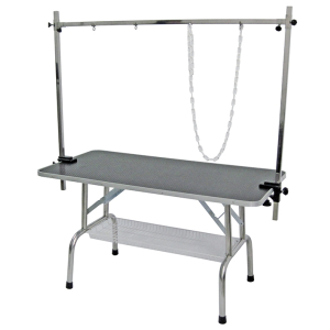 Table de toilettage pliante bois STAR UNIVERSAL - 120x60cm - noir
