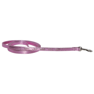 Set collier et laisse - Fleackering - Rose