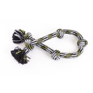Corde 5 nœuds - Camouflage - 100cm - multicolore