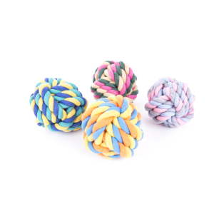 Balle en corde - Classique - 10cm - multicolore
