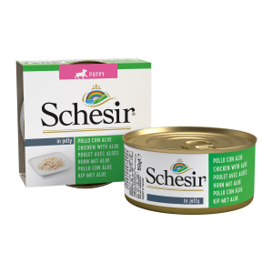 Schesir chicken aloe puppy in jelly - 150g