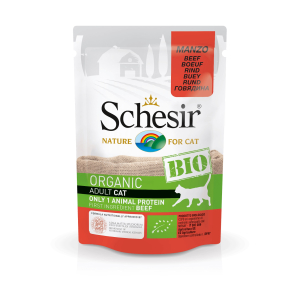 Schesir boeuf bio chat - 85g