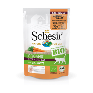 Schesir boeuf poulet carottes bio chat st… - 85g