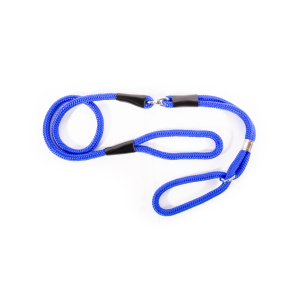 Laisse de ronde en nylon - Présentation - <120cm - 1cm - bleu marine