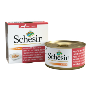 Schesir chicken sweet potato and carrots - 85g