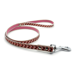 Laisse - Zigzag - <100cm - 2cm - rose