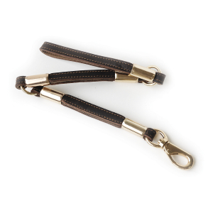 Laisse en simili cuir - Chasse Vivog - <70cm - 1.6cm - marron