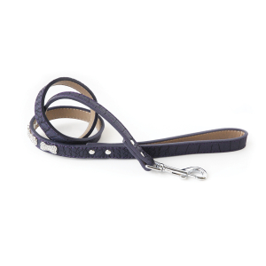 Laisse fantaisie - Os - <100cm - 2cm - mauve