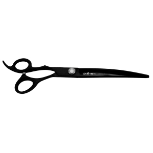 Ciseaux courbés gaucher Black Titanium - Optimum - 20,5 cm
