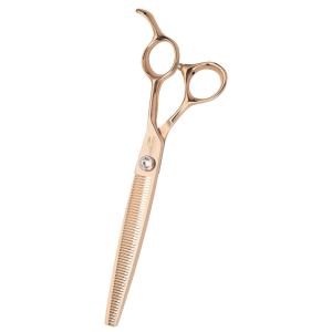 Ciseaux sculpteurs avec poucette Rose Pearl - Optimum - 20,6cm