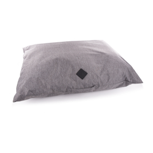 Coussin rectangle - Croisette - T90 - gris