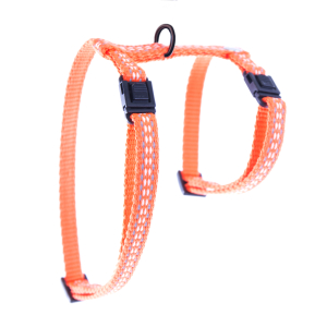 Harnais chat en nylon - Safety - 35/50cm - 1cm - orange